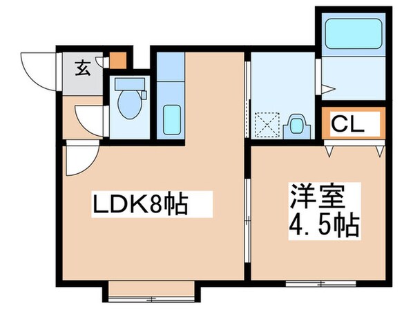 Palm Hill　豊平公園の物件間取画像